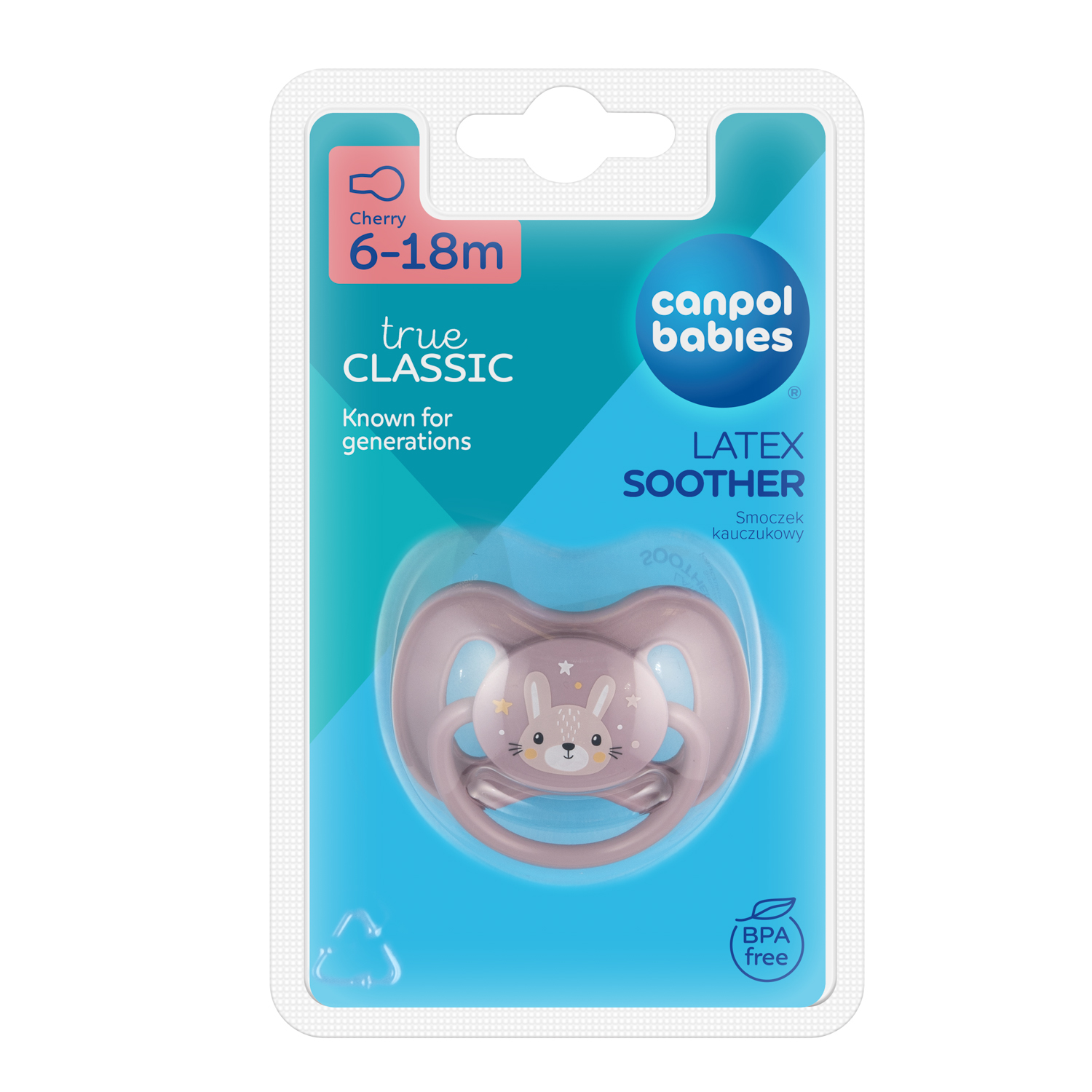 Пустышка Canpol Babies латекс классическая от 6 мес. 1 шт. в ассортименте - фото 9