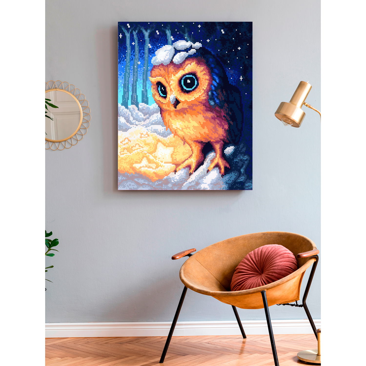 Алмазная мозаика Art on Canvas Совушка в ассортименте - фото 3