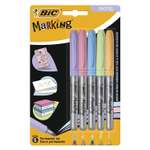 Маркеры BIC перманентные 5 цв.