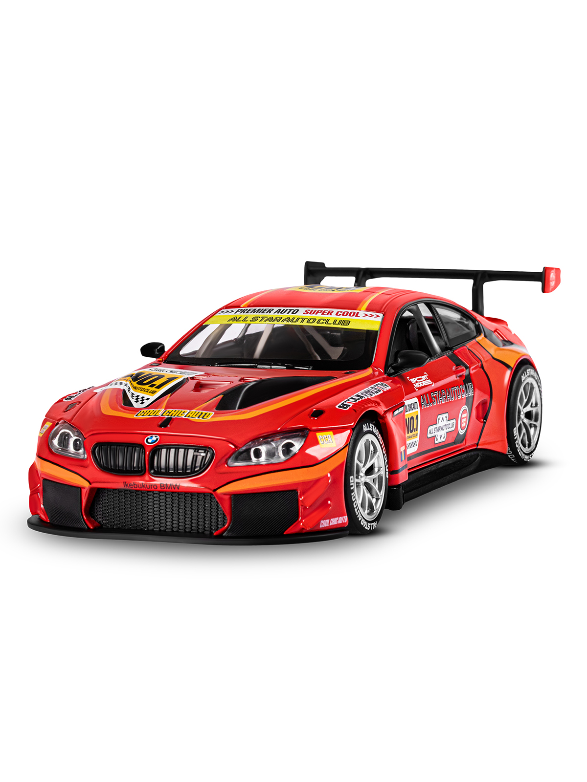 Автомобиль АВТОпанорама BMW M6 GT3 1:24 JB1251649 - фото 10