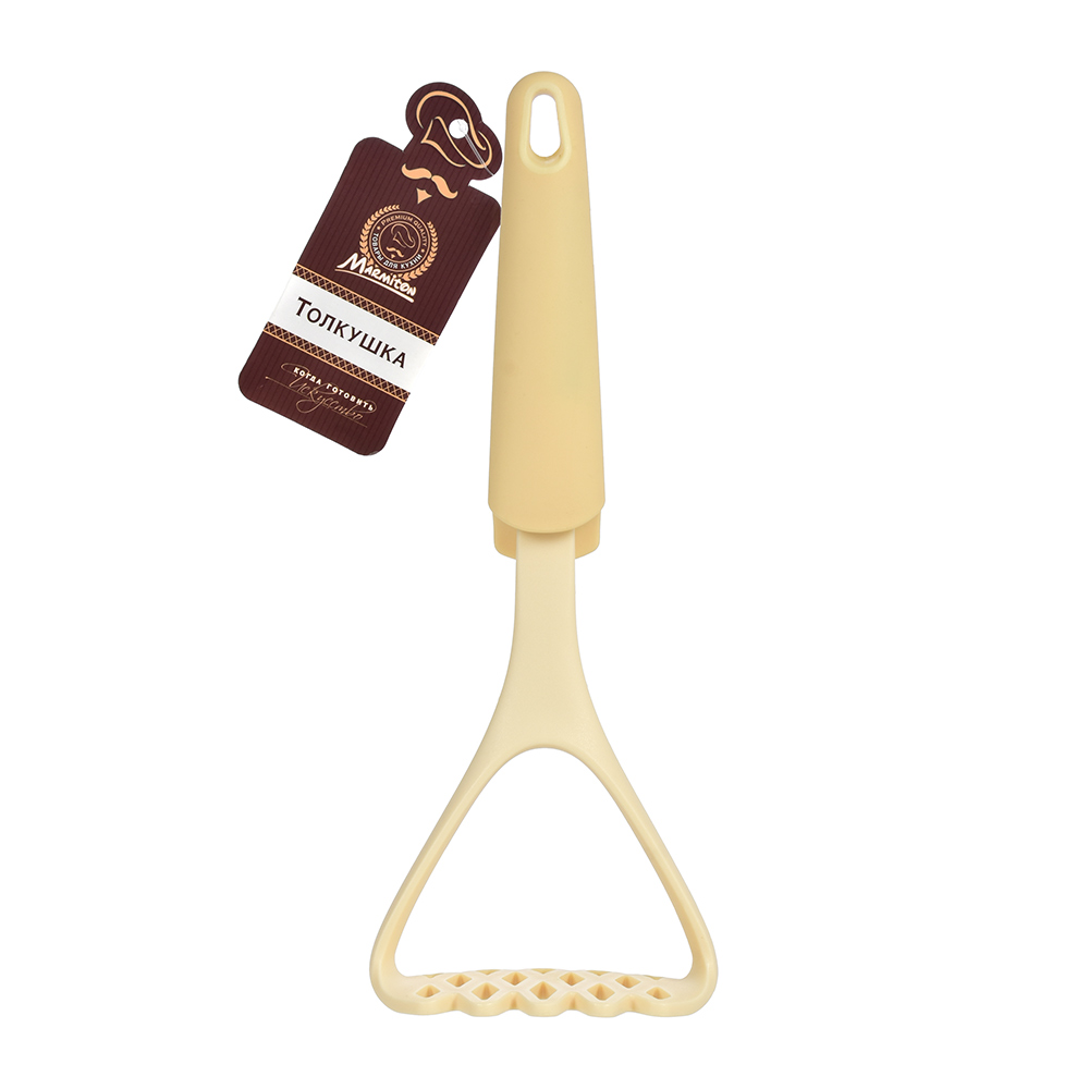 Толкушка нейлоновая Marmiton Milky резиновая ручка 255 см - фото 1