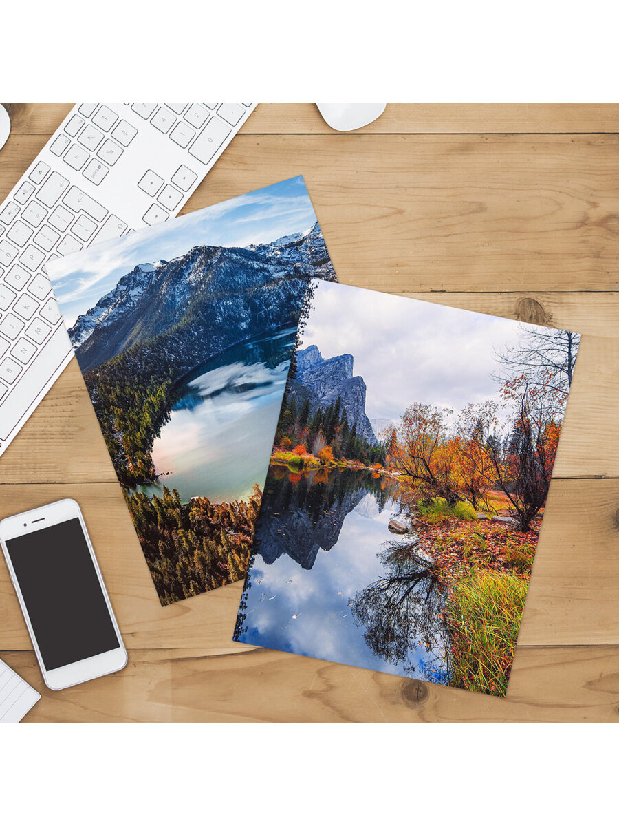 Фотобумага Brauberg матовая для печати фото большого формата 50 листов А3 - фото 11