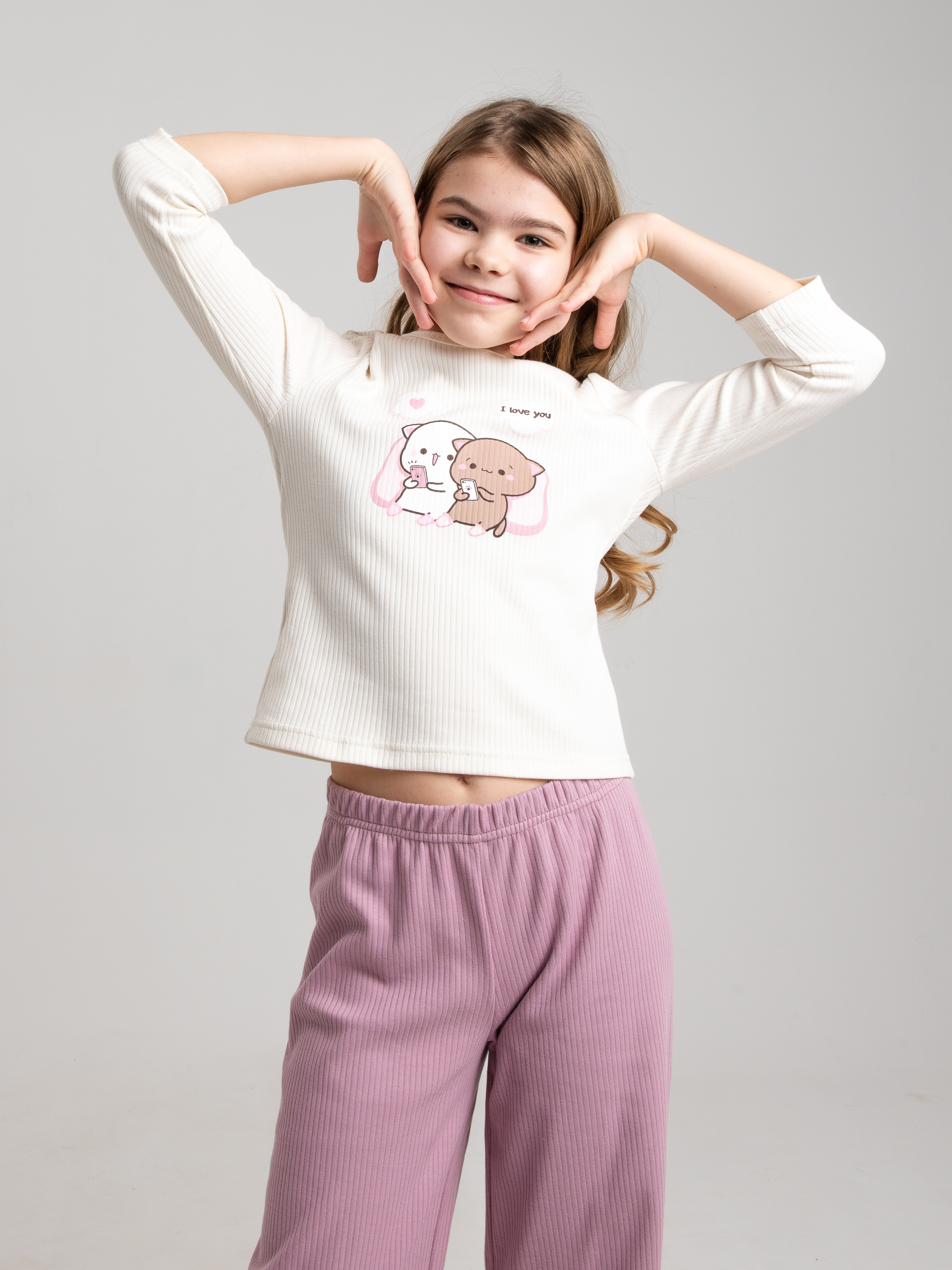 Пижама MiloTa КДЛ08/лиловый - фото 6