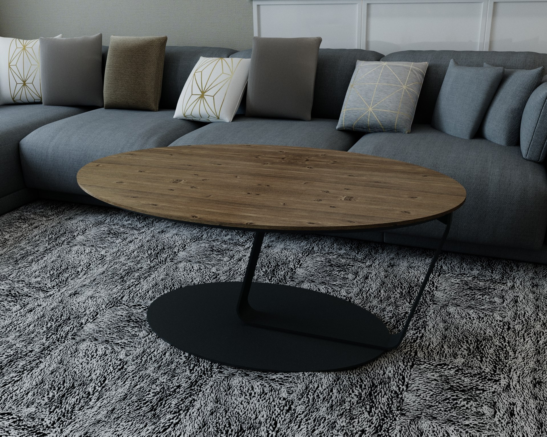 Стол журнальный LAVARIS Лисмор орех светлый - фото 11