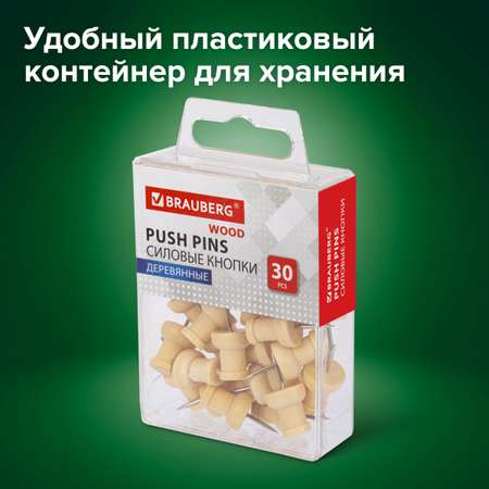Кнопки Brauberg 30 шт.