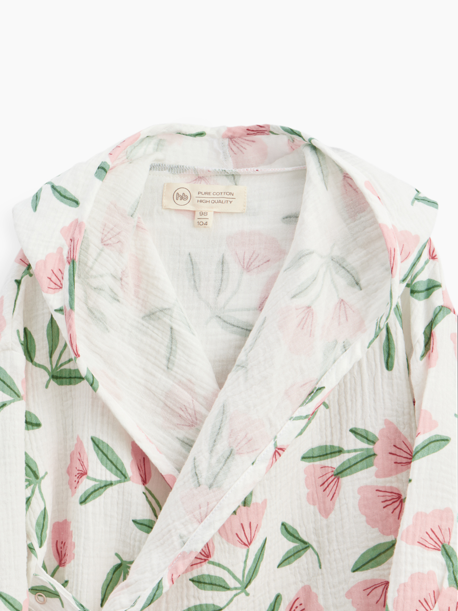 Халат Happy Baby 88129_pink-flower - фото 18