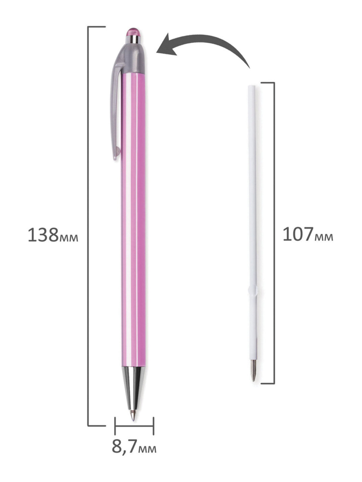 Ручка шариковая Brauberg 40 шт. - фото 12