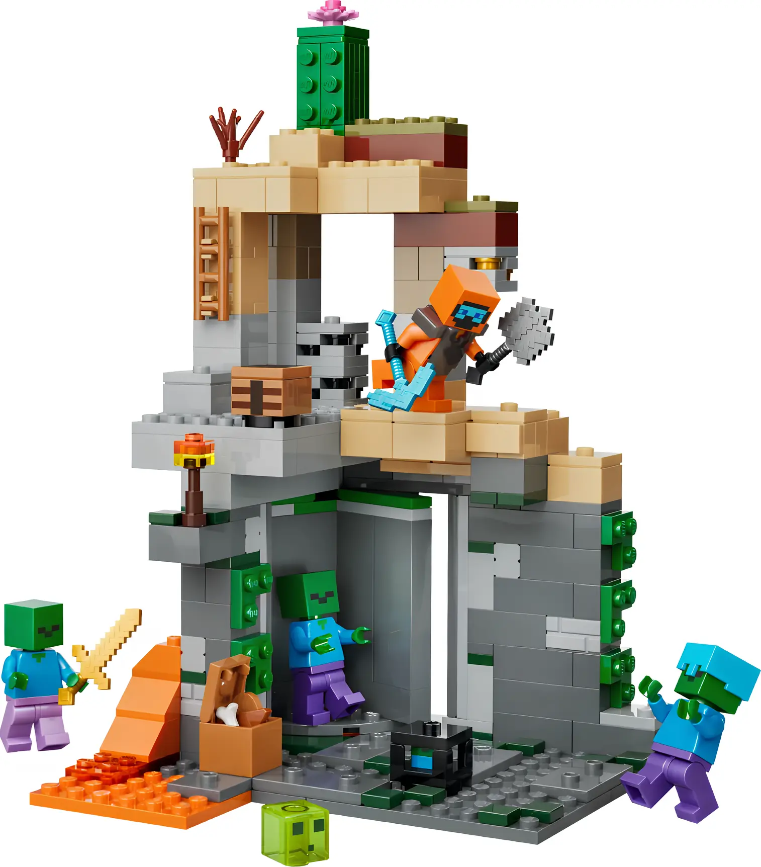 Конструктор LEGO Minecraft 21587 Подземелье зомби - фото 4