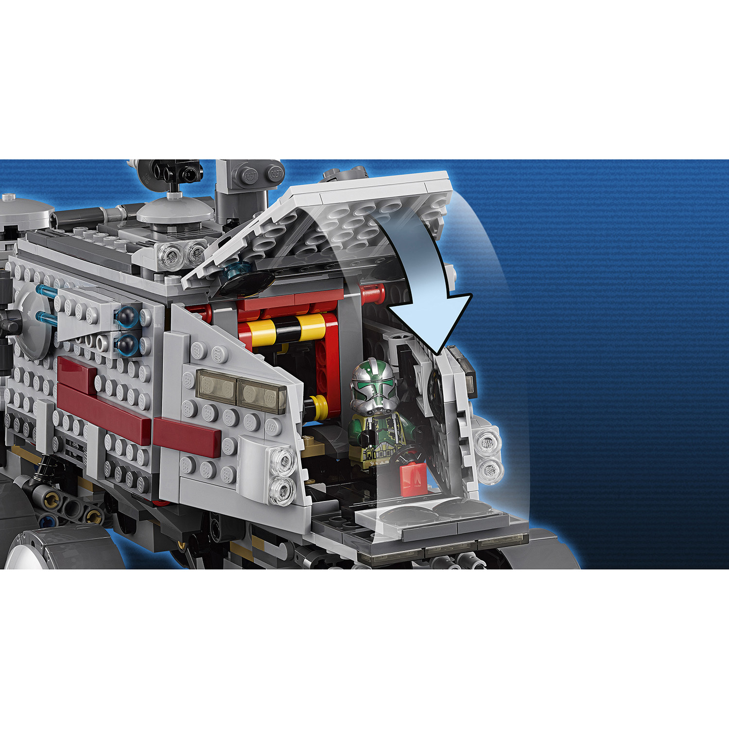 Конструктор LEGO Star Wars Турботанк Клонов блочный - фото 7