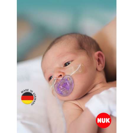 Пустышка Nuk силикон ортодонтическая от 0 мес. 1 шт.