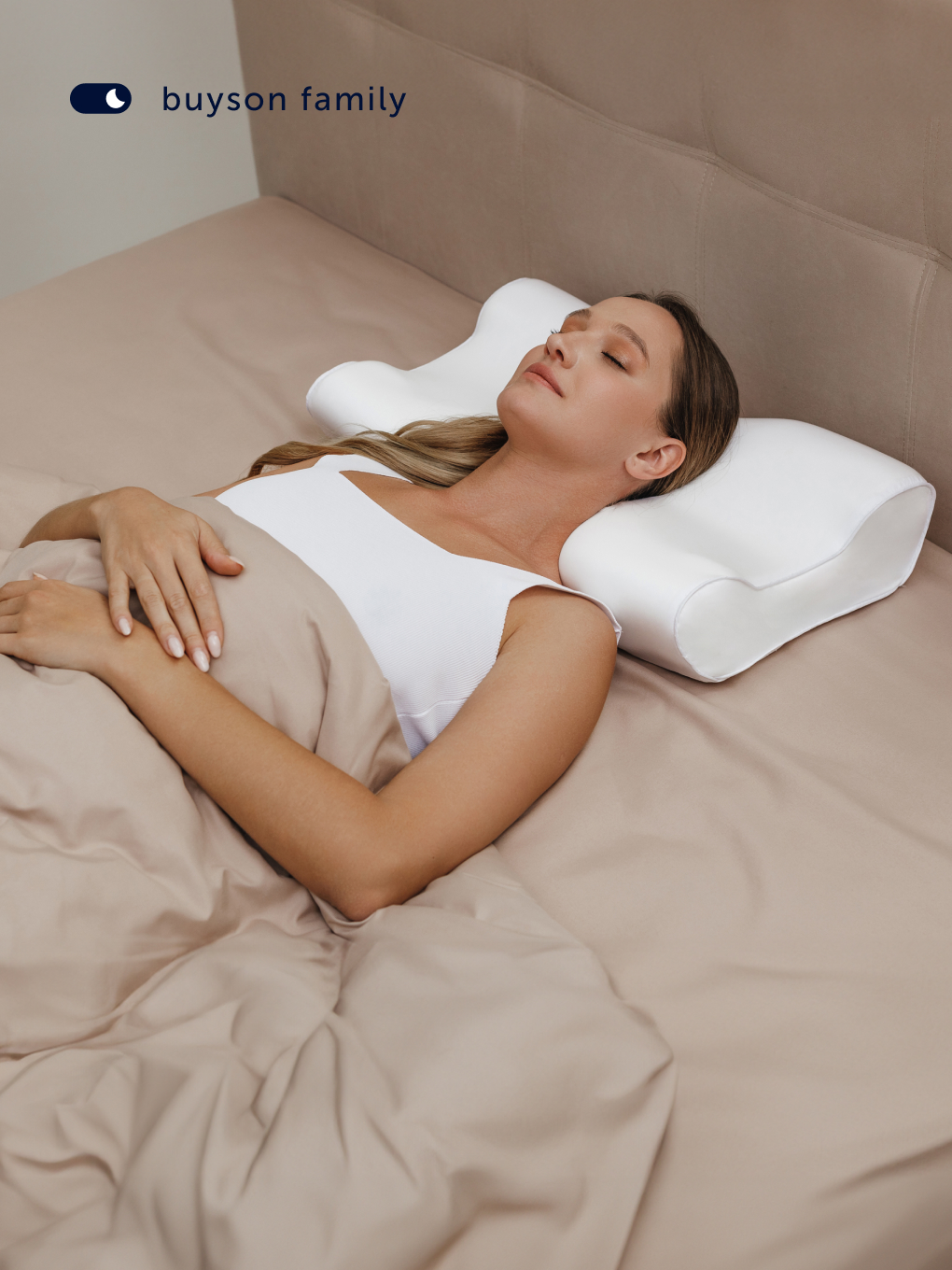 Подушка ортопедическая buyson БайШарм 32 x 54 см - фото 12