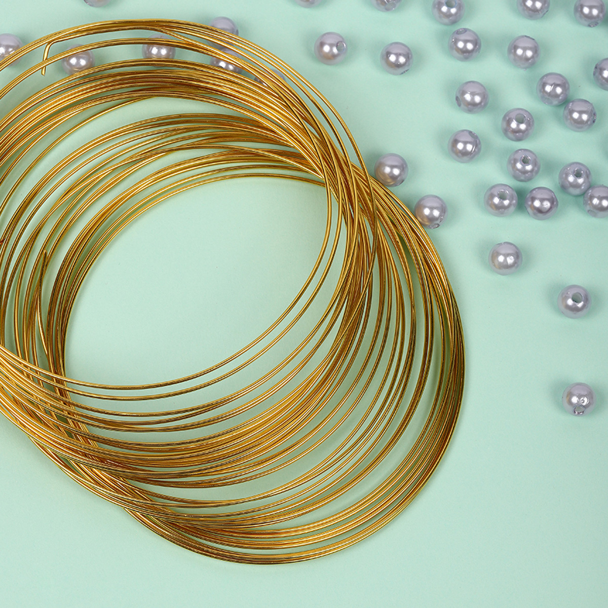 Проволока Magic 4 Hobby Ø 1мм цвет золото рул.10м - фото 4