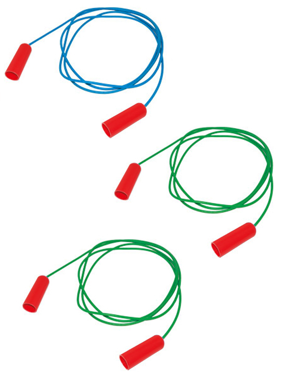 Скакалка спортивная детская гимнастическая - 3 штуки - фото 1