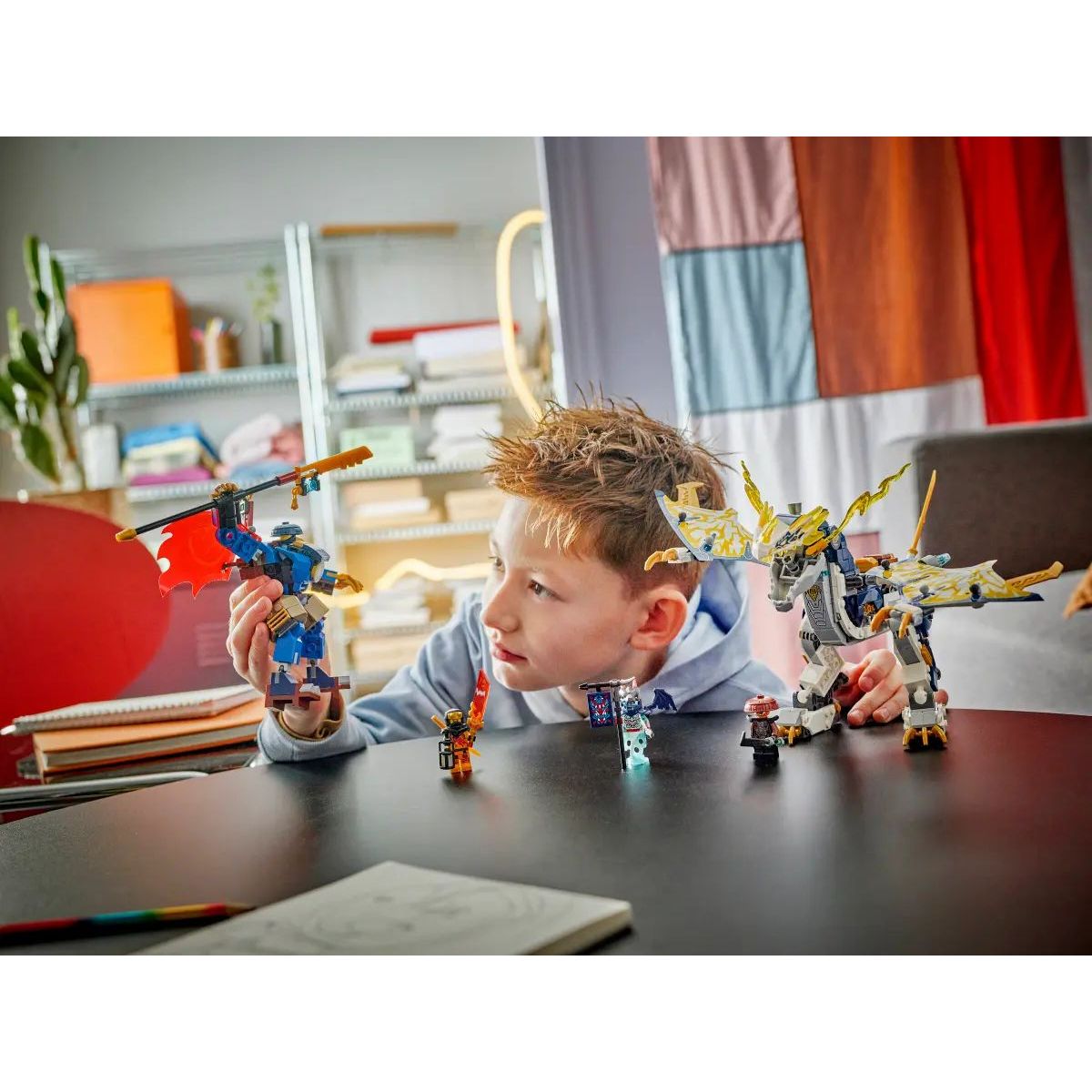 Конструктор LEGO NINJAGO Робот драконий всадник Роуга 584 дет. - фото 9