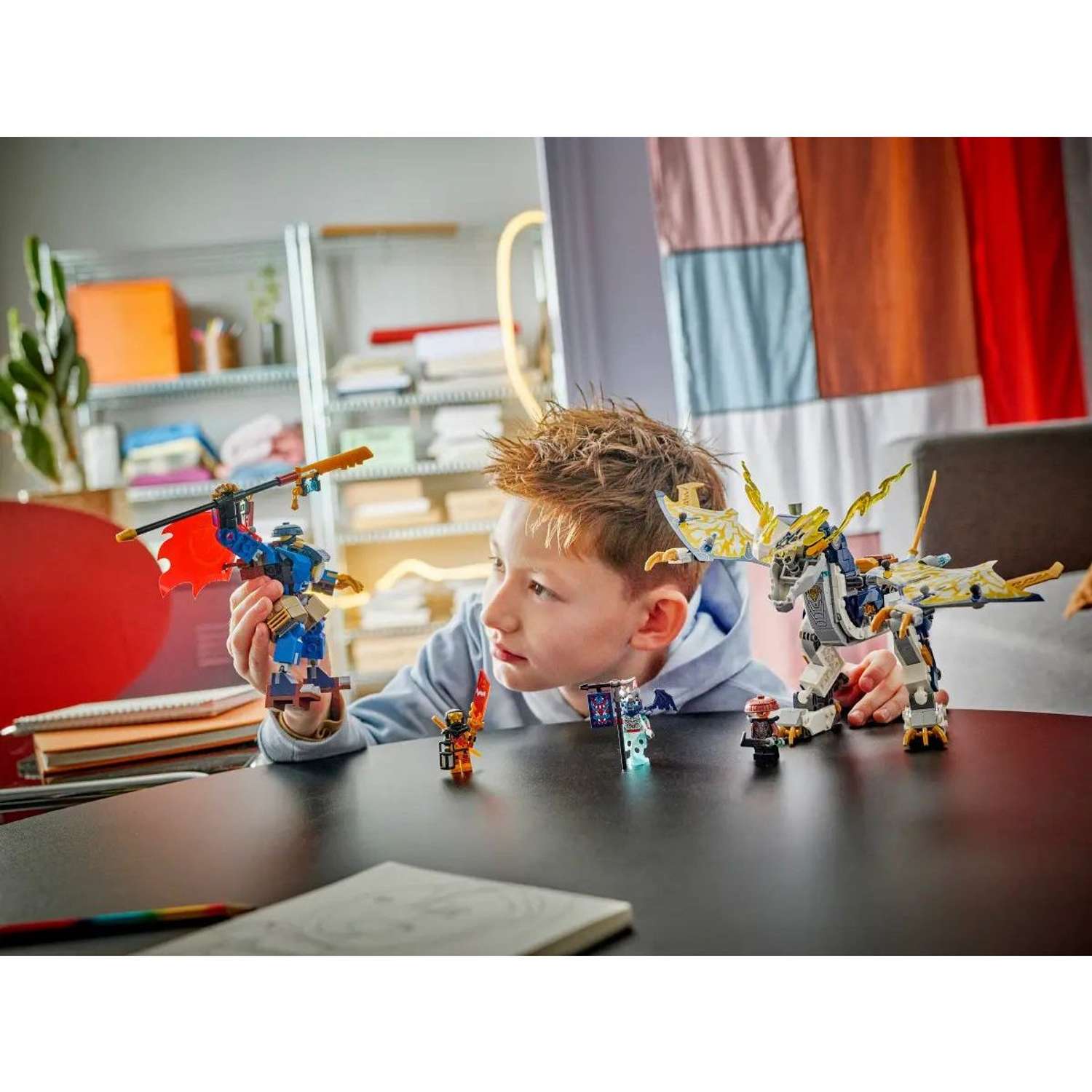 Конструктор LEGO NINJAGO Робот драконий всадник Роуга 584 дет. - фото 9