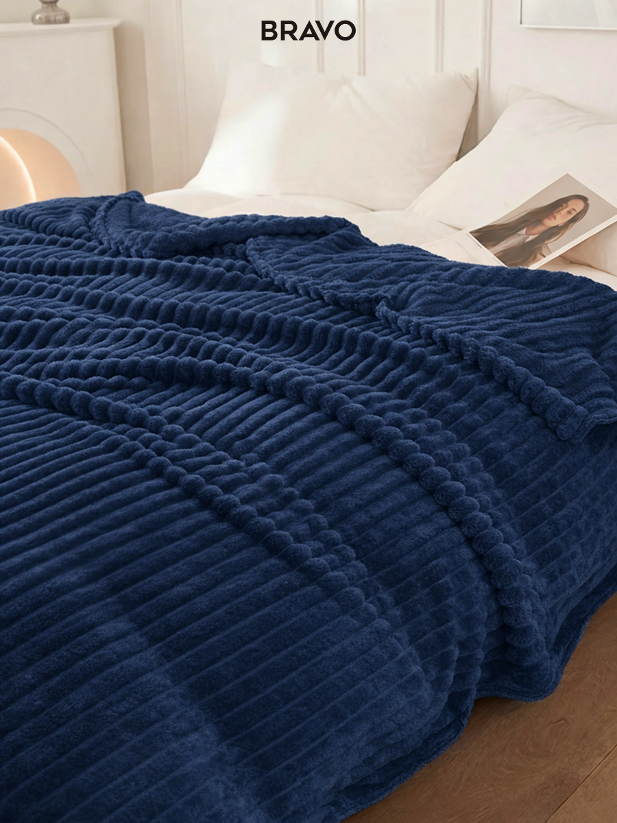 Покрывало BRAVO Волна аква 200 x 220 см велсофт - фото 6