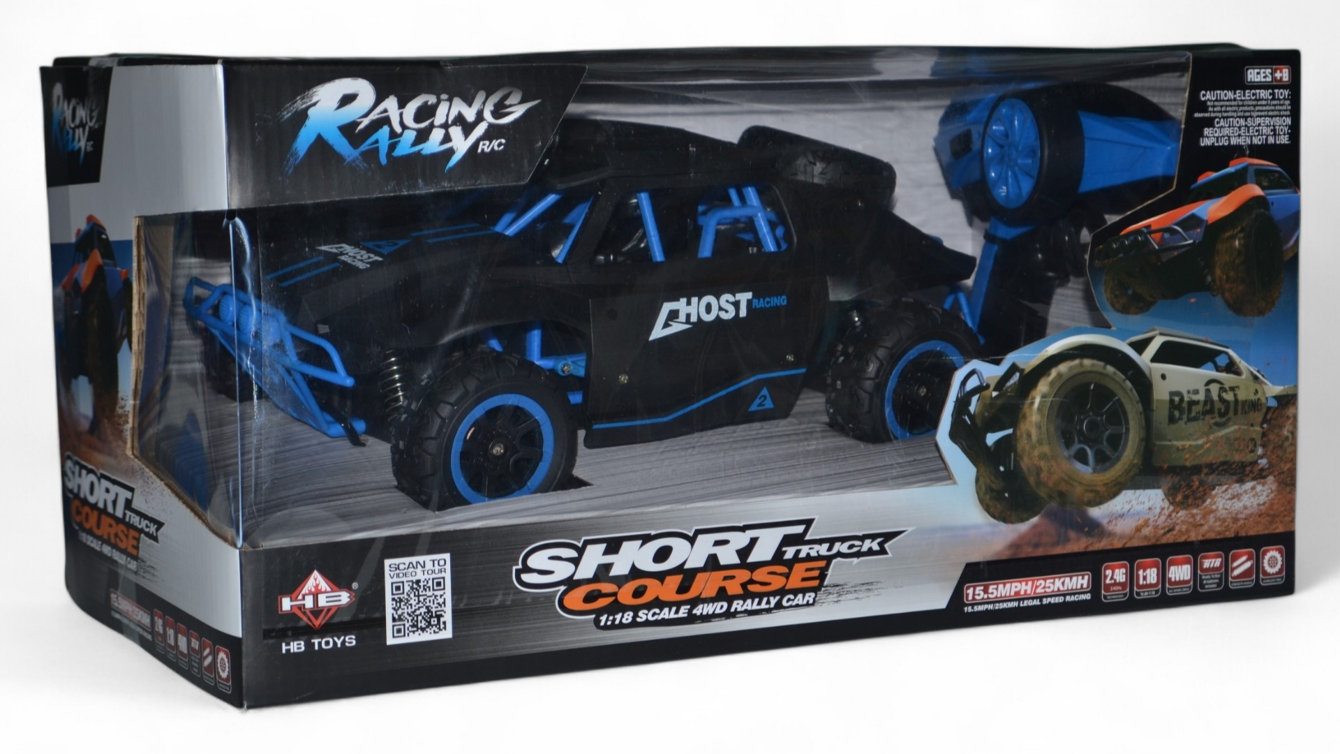Автомобиль РУ HuangBo Toys 1:18 - фото 12