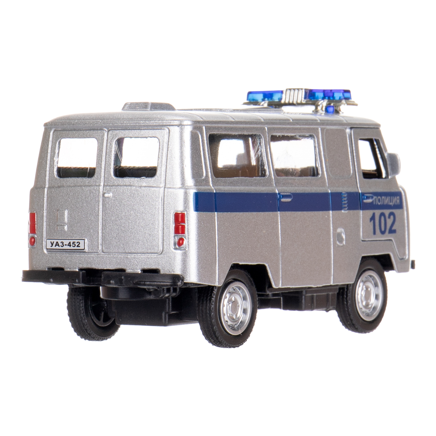 Полицейская машина Технопарк УАЗ Буханка Полиция 409987 - фото 3