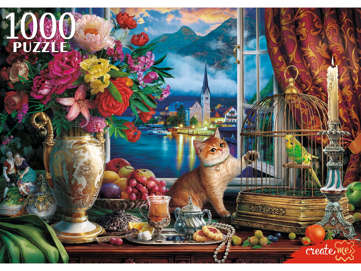 Пазл Рыжий кот классический - фото 1