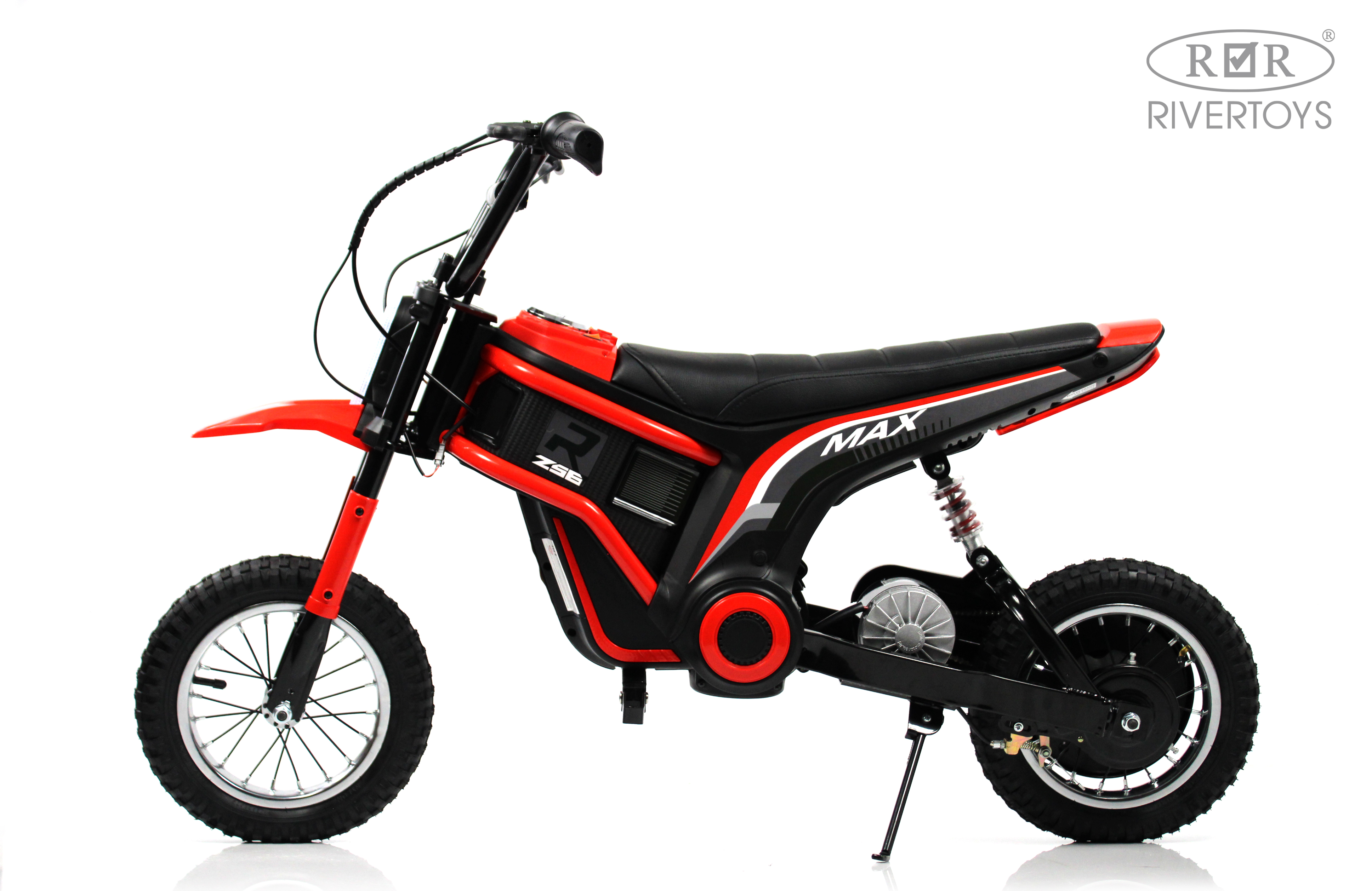 Электромотоцикл RIVERTOYS A005AA-MOTO-RED - фото 11