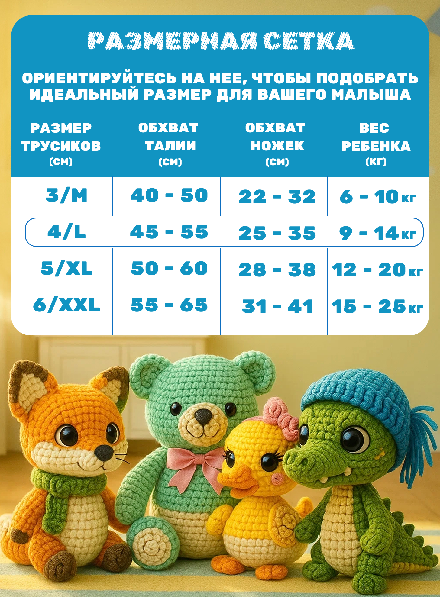 Трусики Yoshioto ультратонкие L (9-14 кг) 42 шт. - фото 9