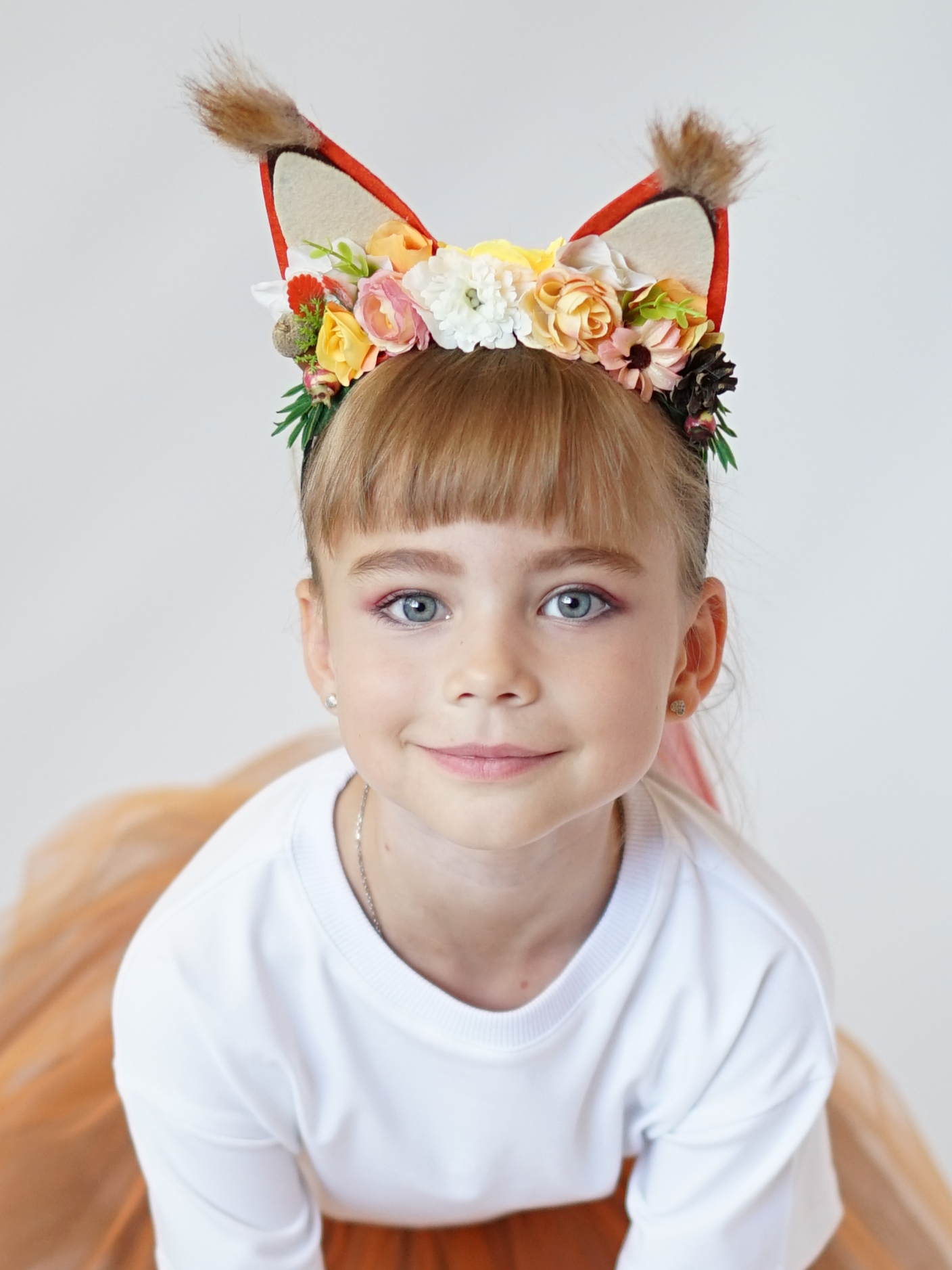 Ободок белка с ушками ЭнчантималсDress ОбУшиБелки - фото 1