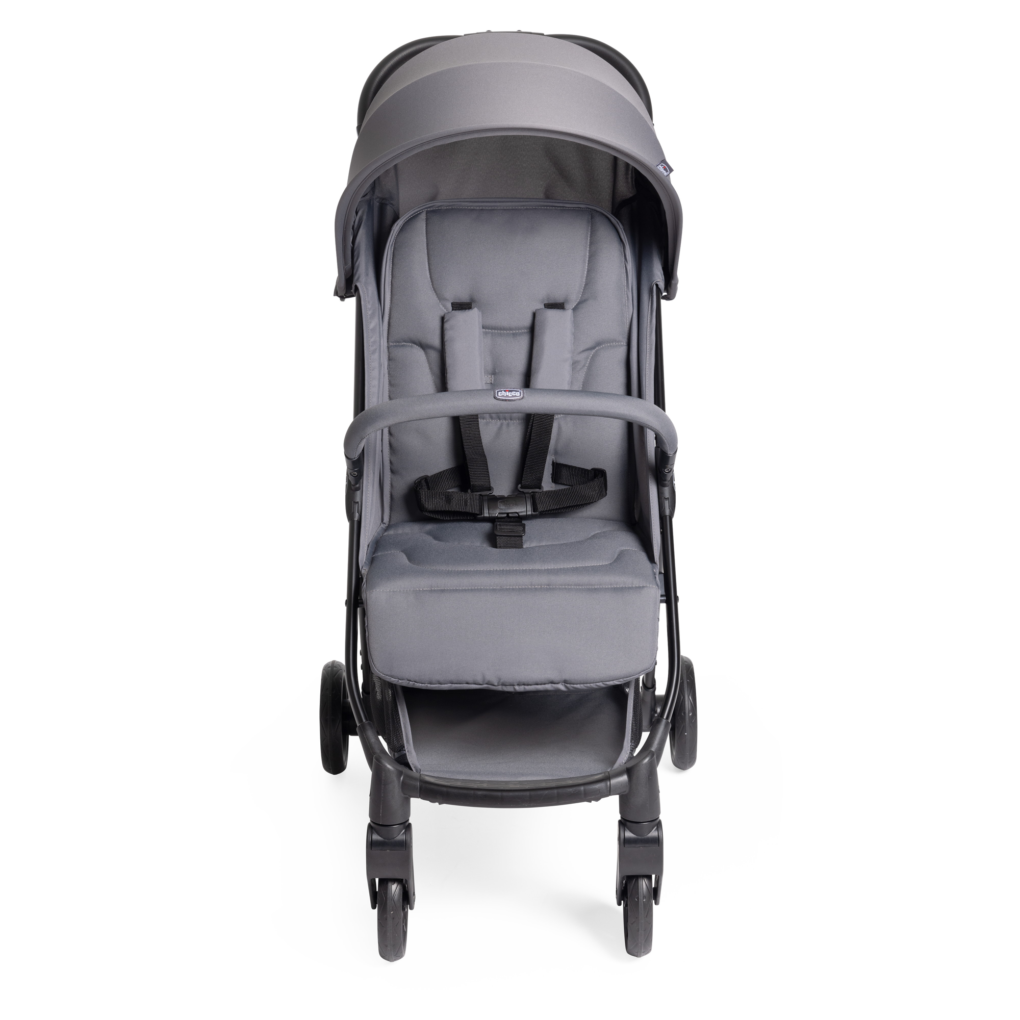 Коляска прогулочная Chicco серый - фото 3