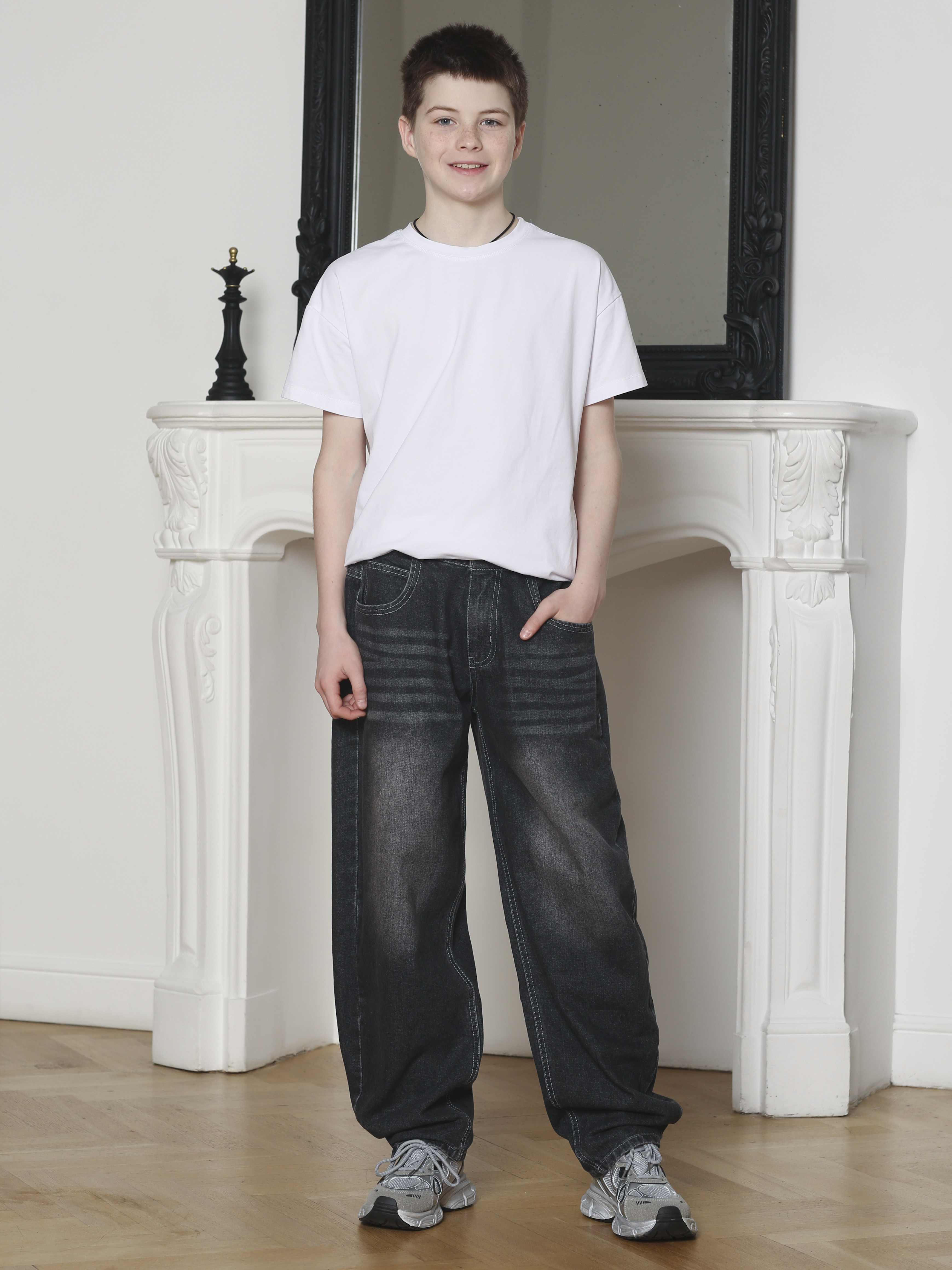 Джинсы-багги СИНИЙ МИР R170-IL - фото 15