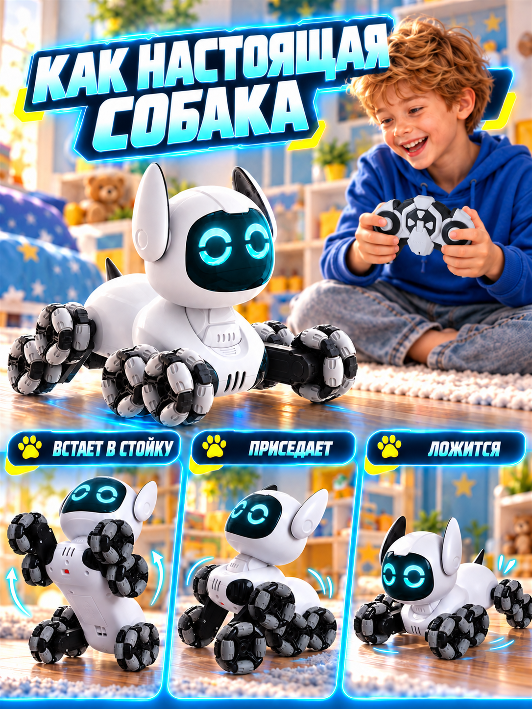 Робот РУ Smart Baby Робопес - фото 3
