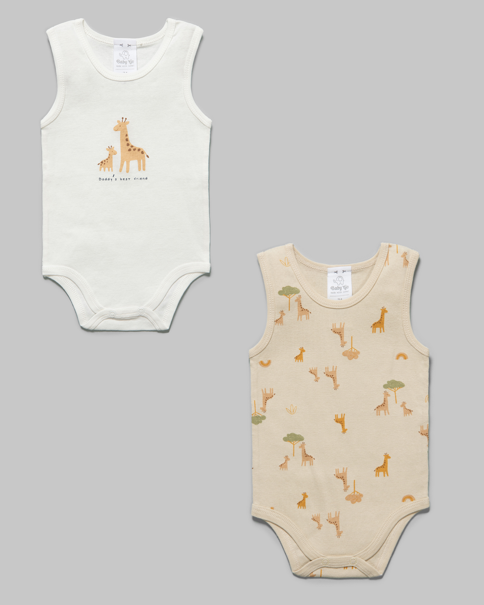 Боди 2 шт BabyGo S24BG1-15601ib-F0 - фото 1