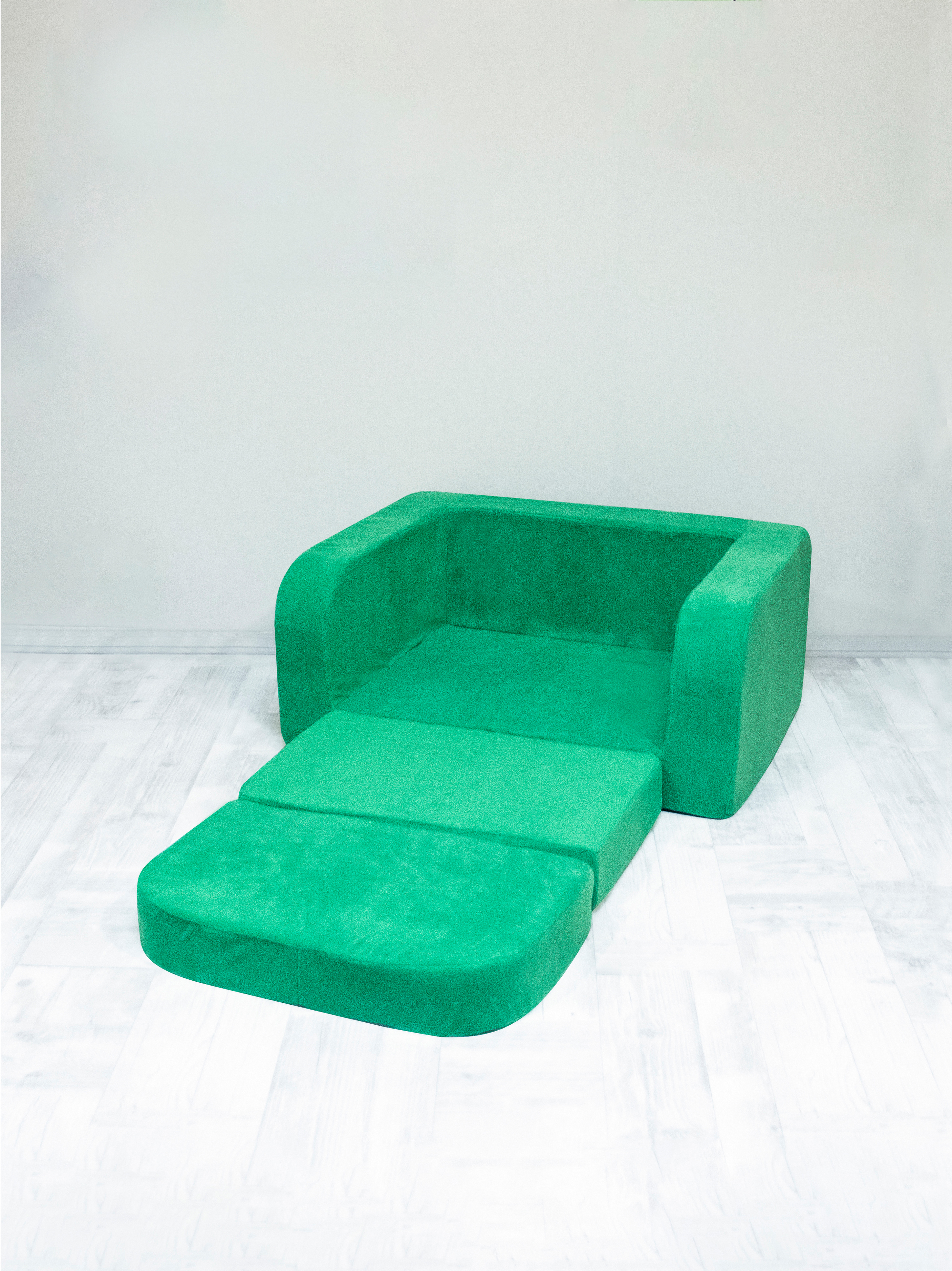 Диван Кипрей Три кота Пикник зеленый - фото 6