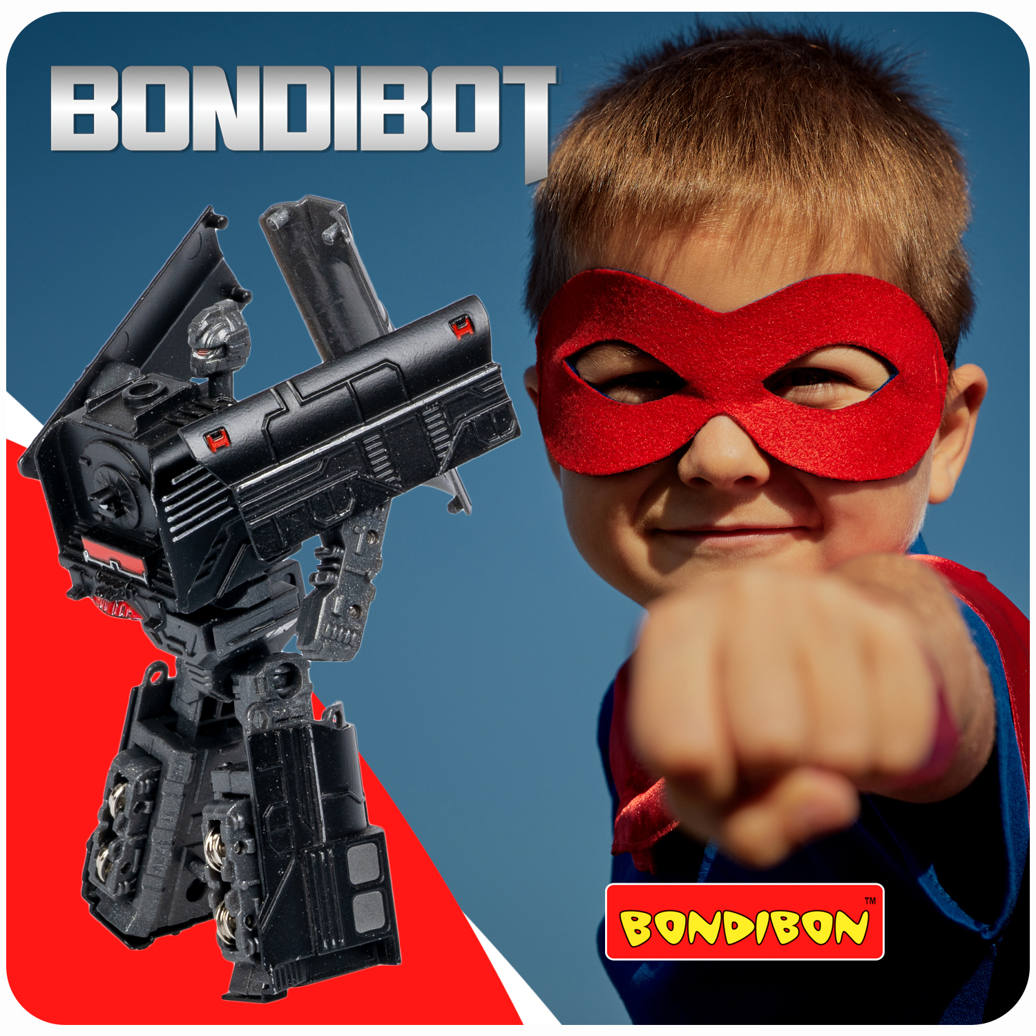 Фигурка Bondibon трансформер Робот Поезд 2в1 - фото 11