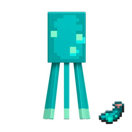 Фигурка Minecraft Светящийся Спрут
