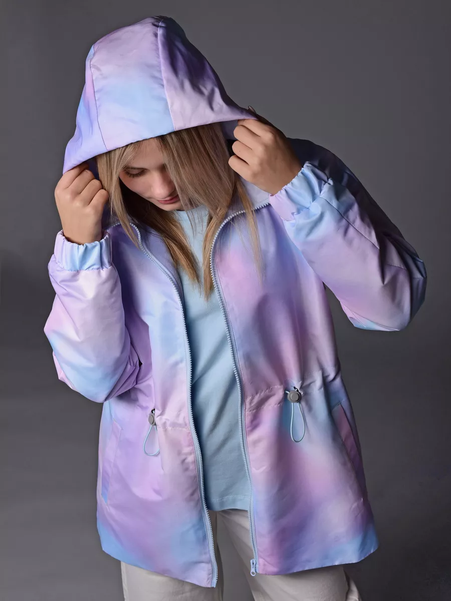 Ветровка Аврора 1134-Д/принт-акварель - фото 5