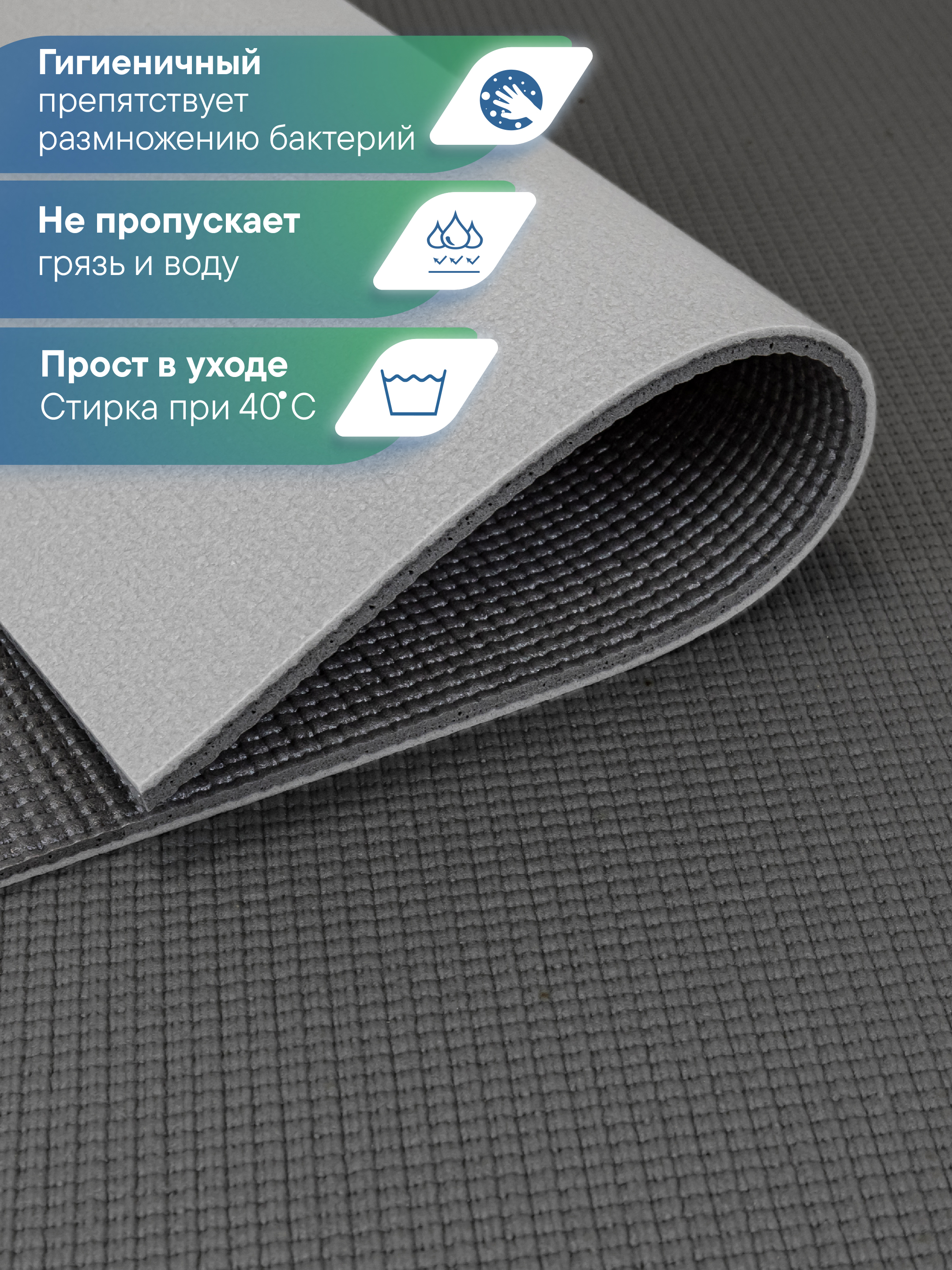 Коврик под миску VILINA Для собак и кошек 50х30 см. - фото 2