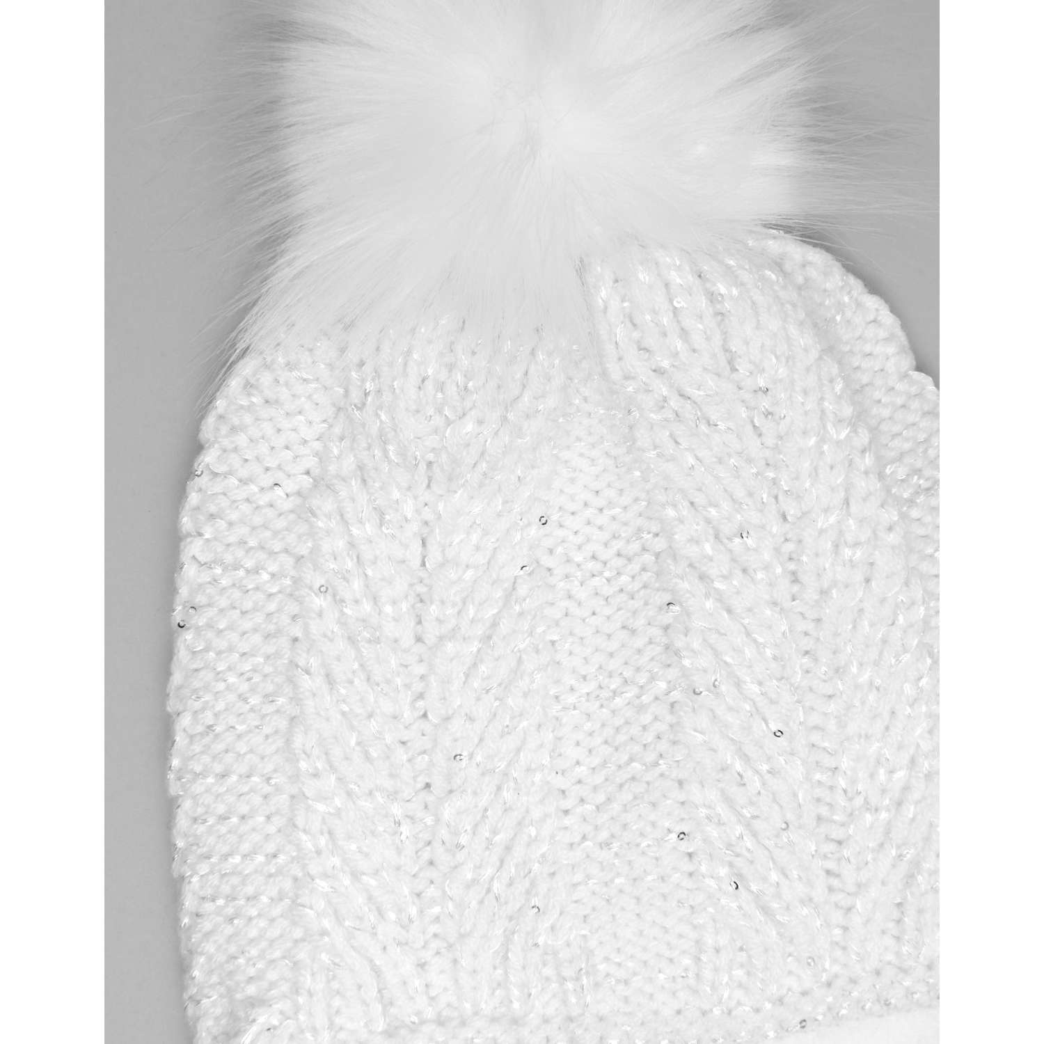 Шапка Futurino с пайетками - фото 4