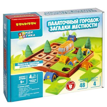 Настольная игра Bondibon БондиЛогика Палаточный городок