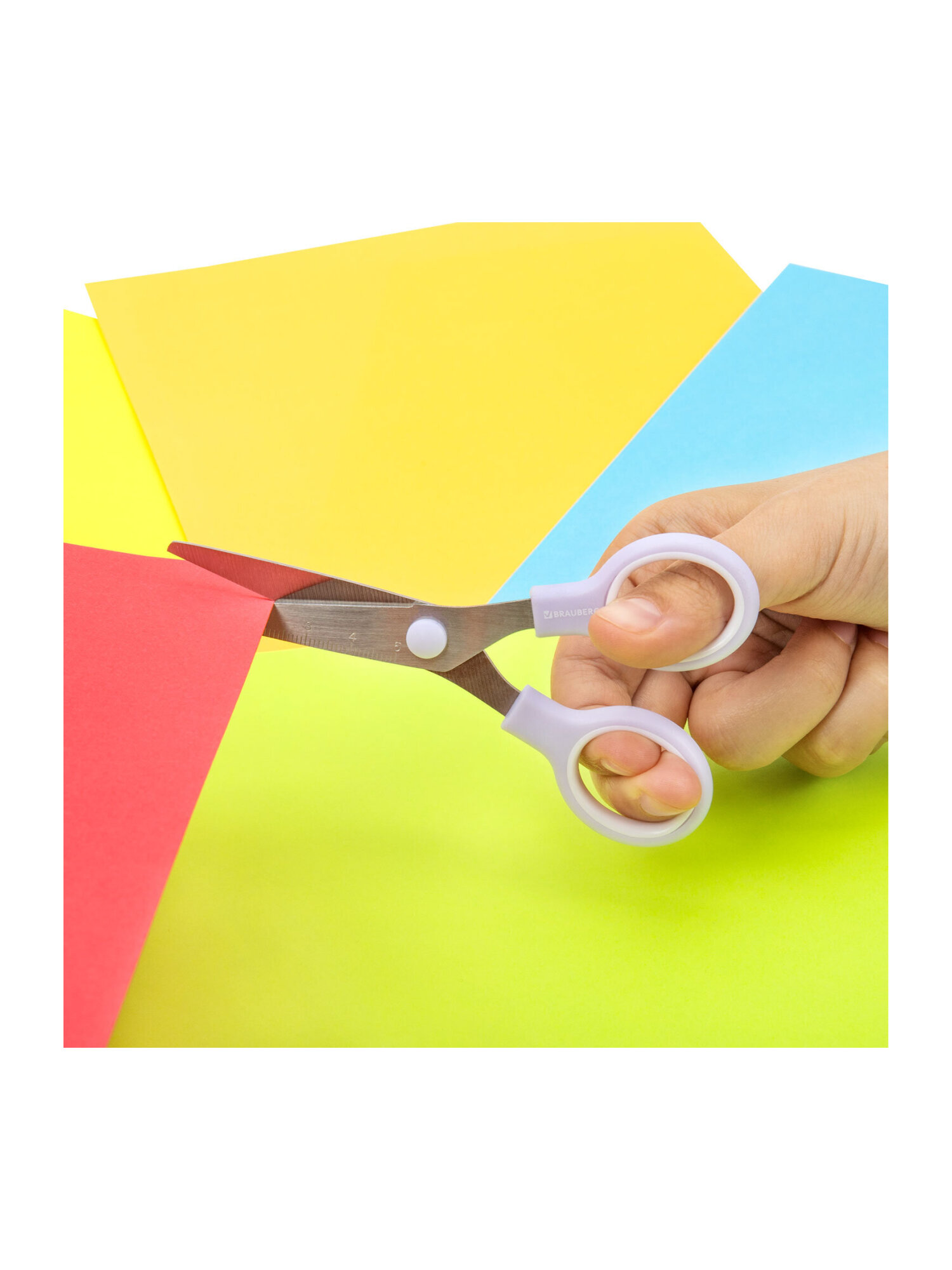 Ножницы безопасные Brauberg - фото 10