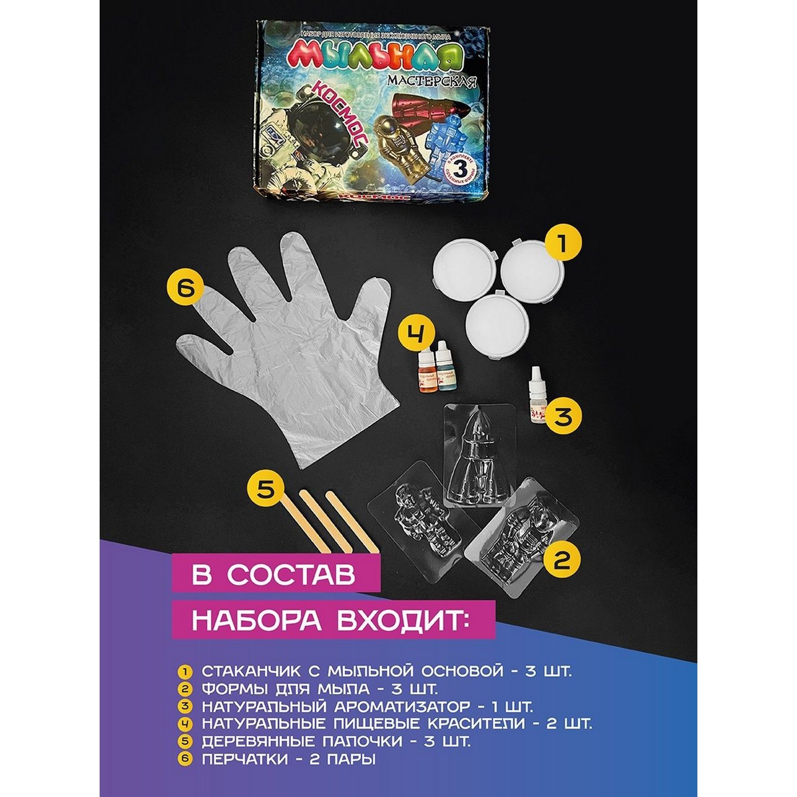 Набор Эврики Космос мыло - фото 2
