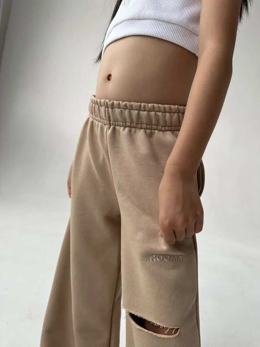 Брюки ROOMY ESSENCE STREETjog/beige - фото 14