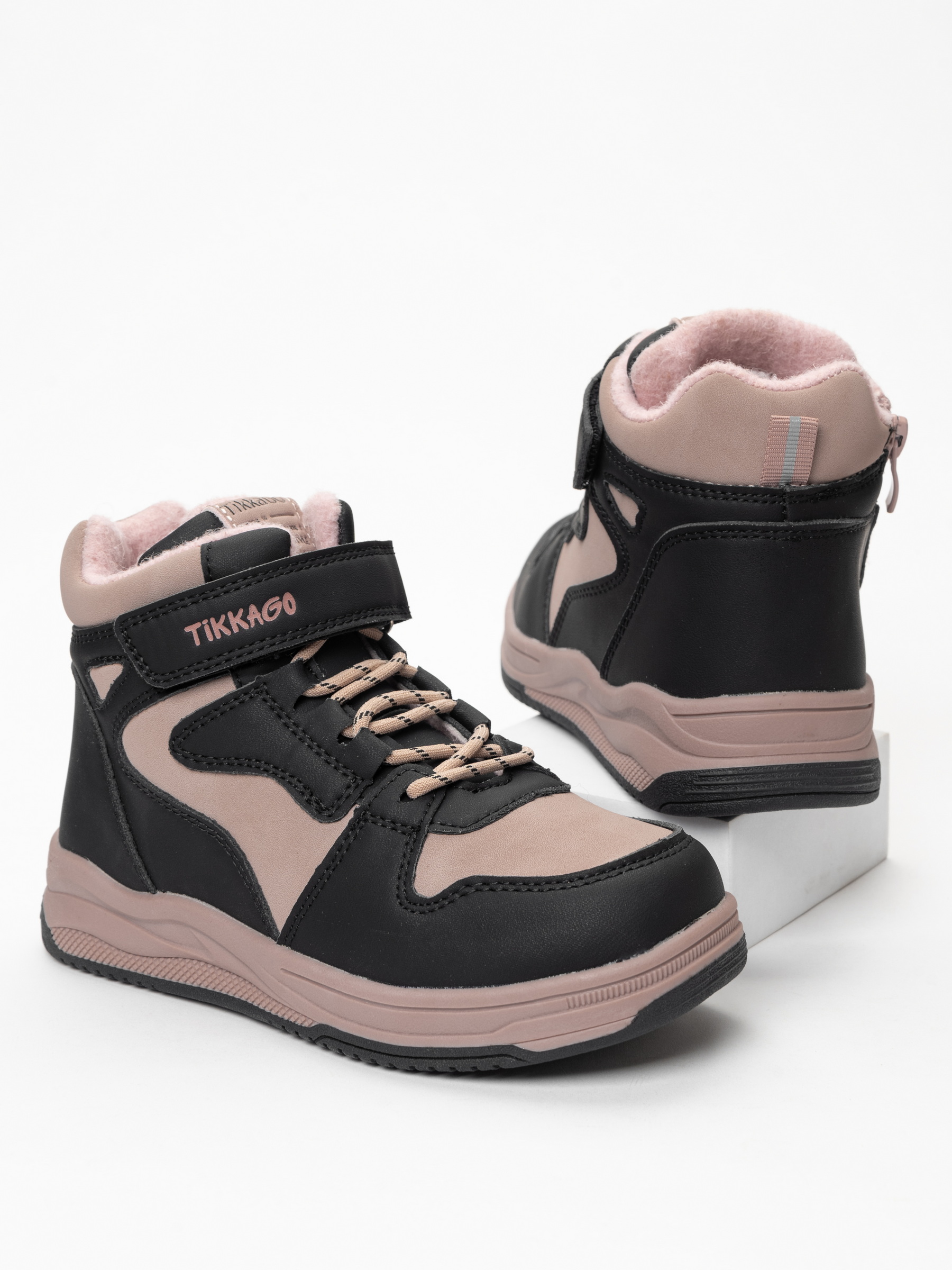 Ботинки TikkaGo 5A16_2622_black-pink - фото 2