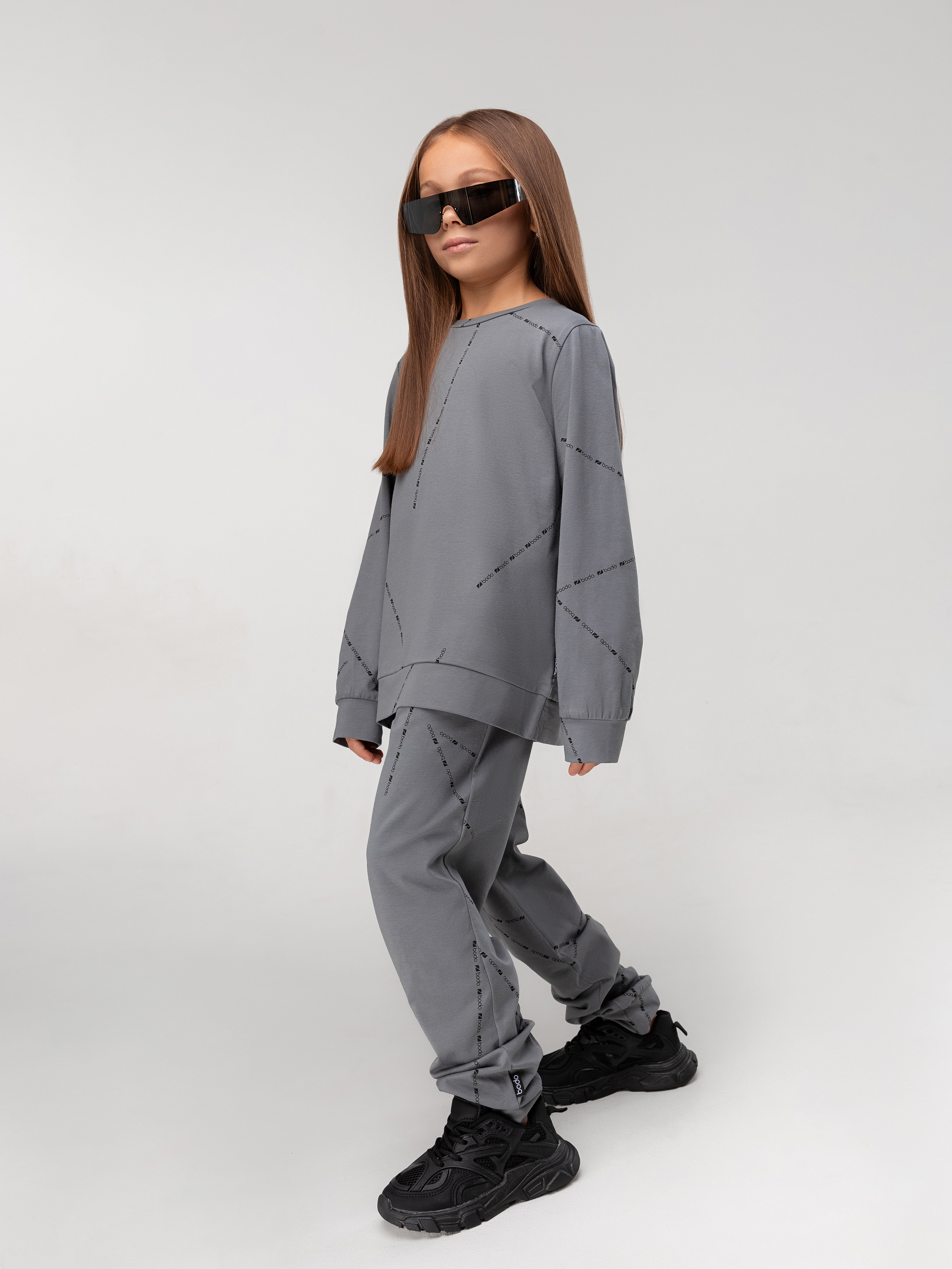 Костюм Bodo 11-263МU_серый (черный) - фото 3