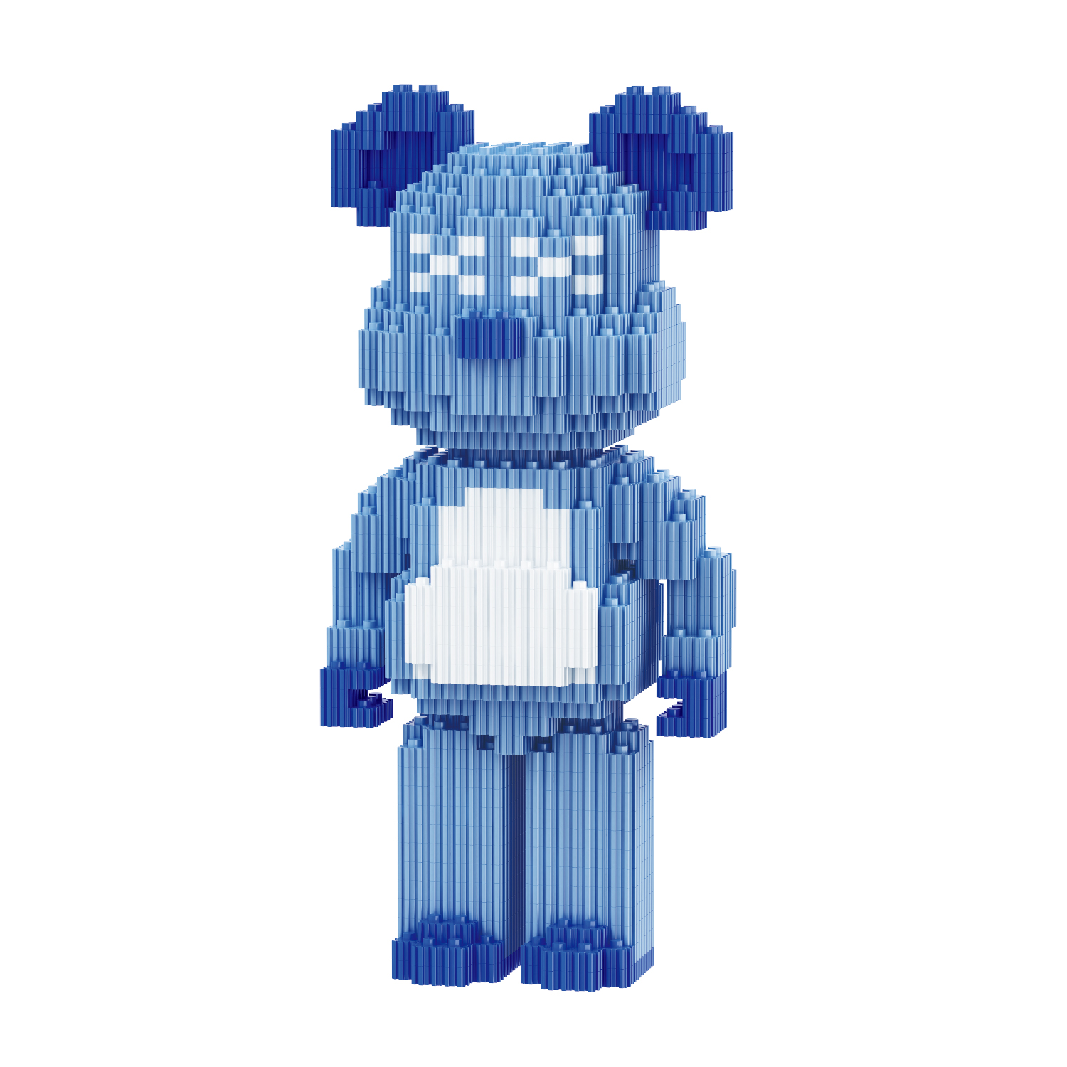 Конструктор Медведь синий 568 дет. - фото 1