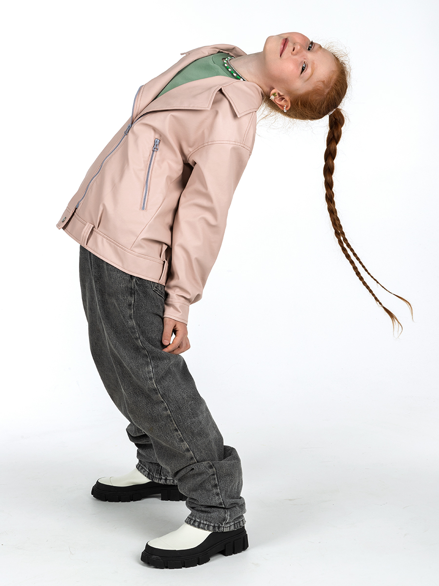 Куртка NIKASTYLE 4л7624 пудра - фото 4