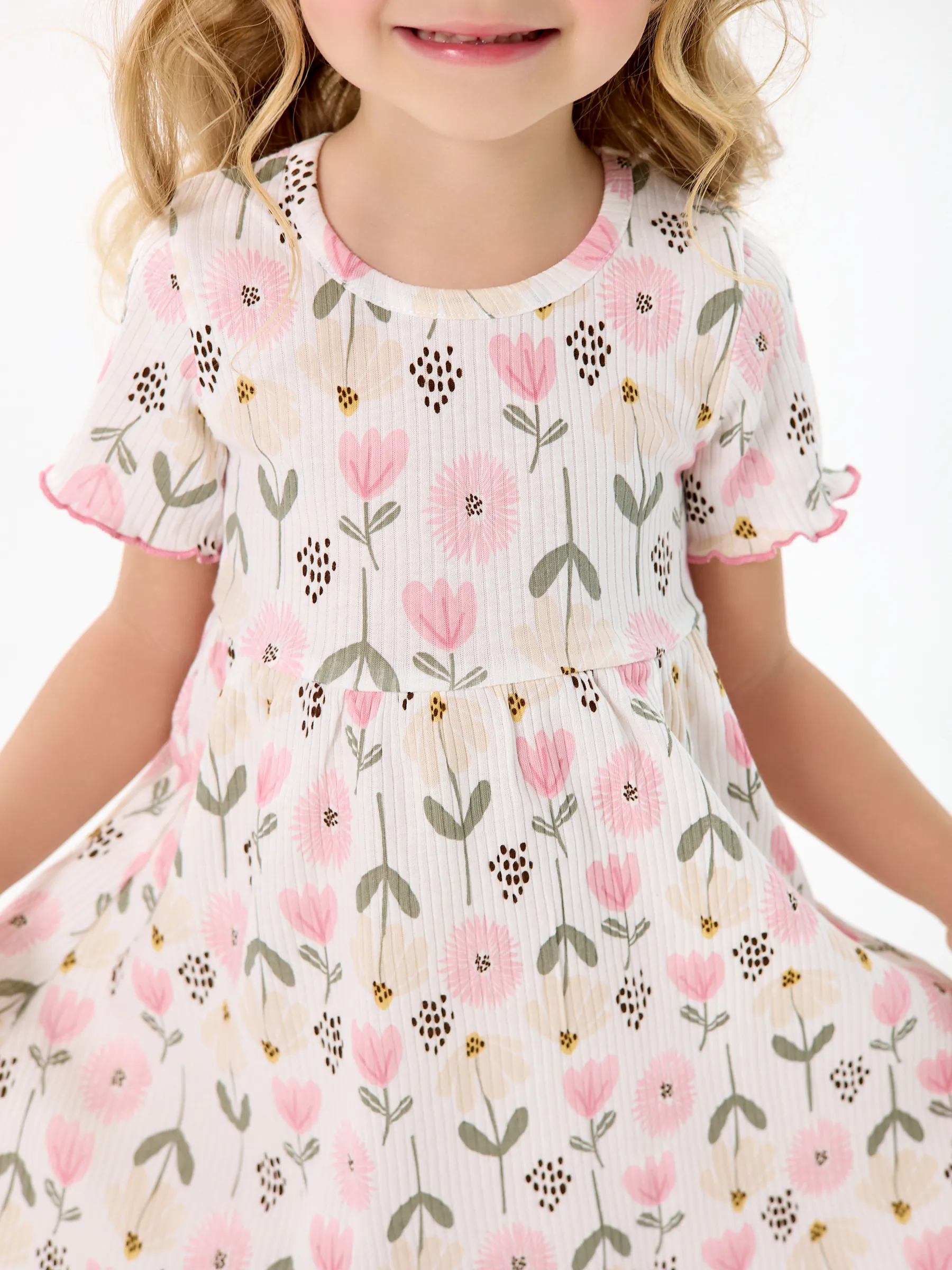 Платье YAXX 007--Платье цветы/белый (Л) - фото 3