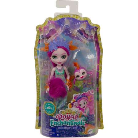 Кукла мини Enchantimals Русалка Маура с питомцем