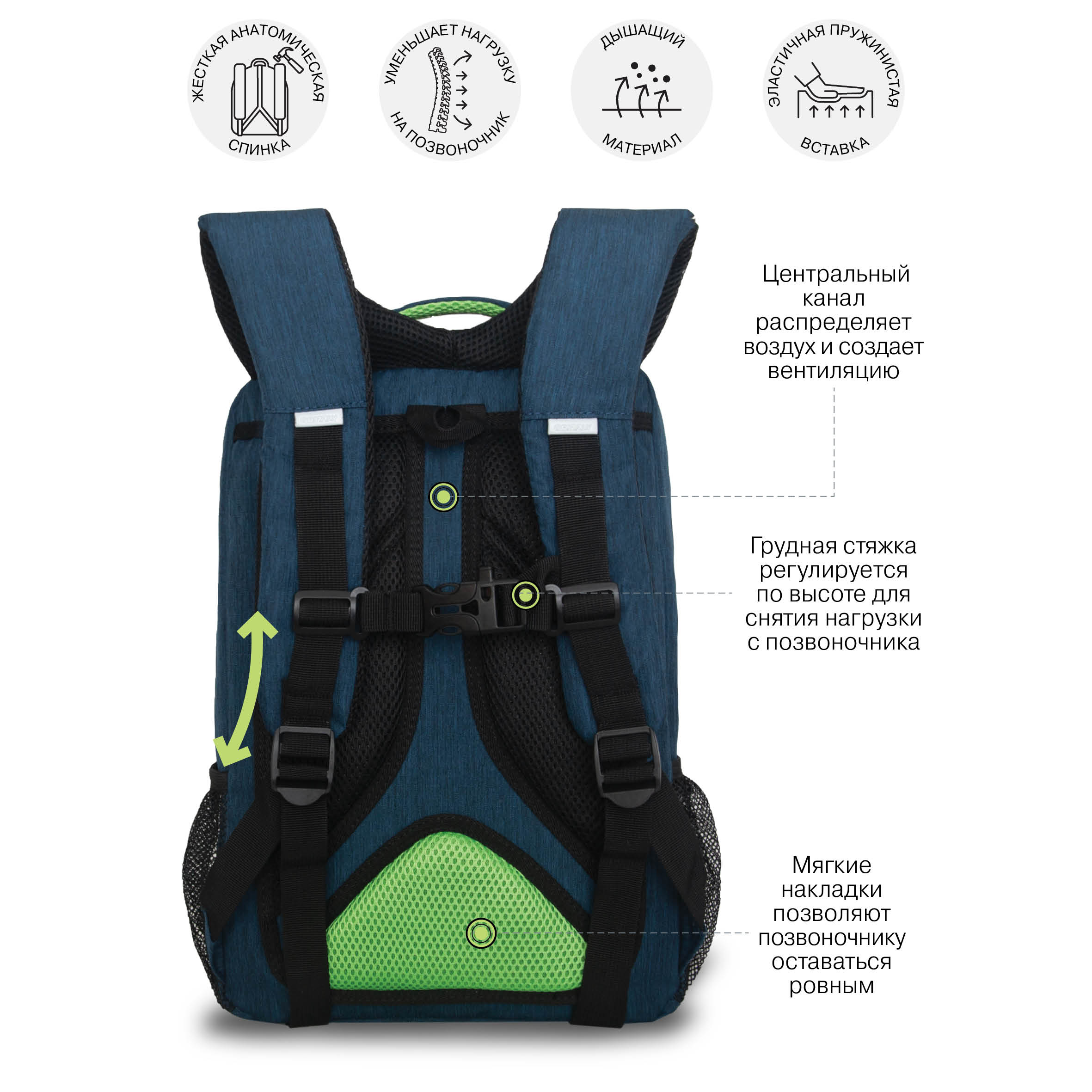 Рюкзак Grizzly Для мальчика - фото 8