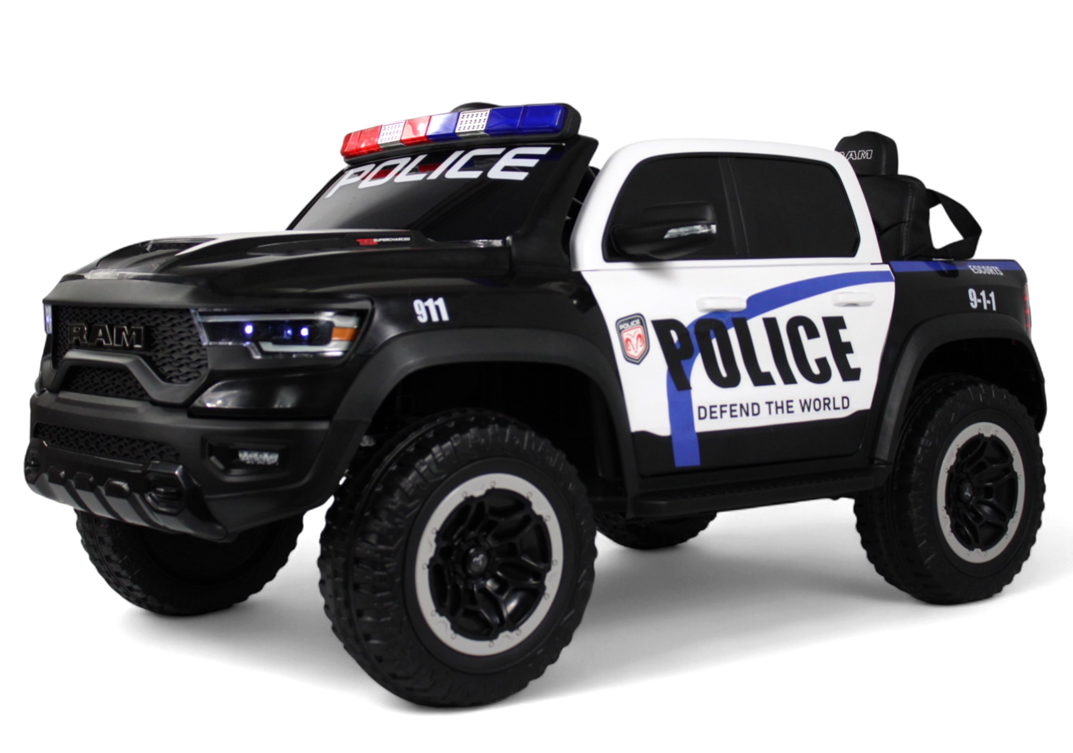 Электромобиль RIVERTOYS O111OO-RAM-BLACK С пультом ДУ - фото 2