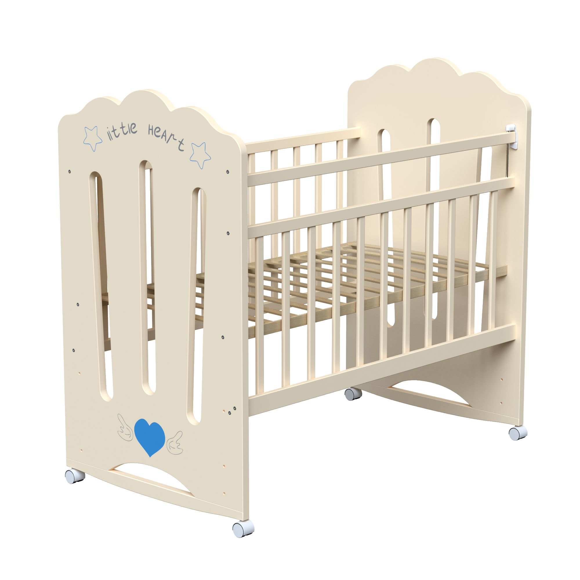 Детская кроватка ВДК, (слоновая кость) - фото 1
