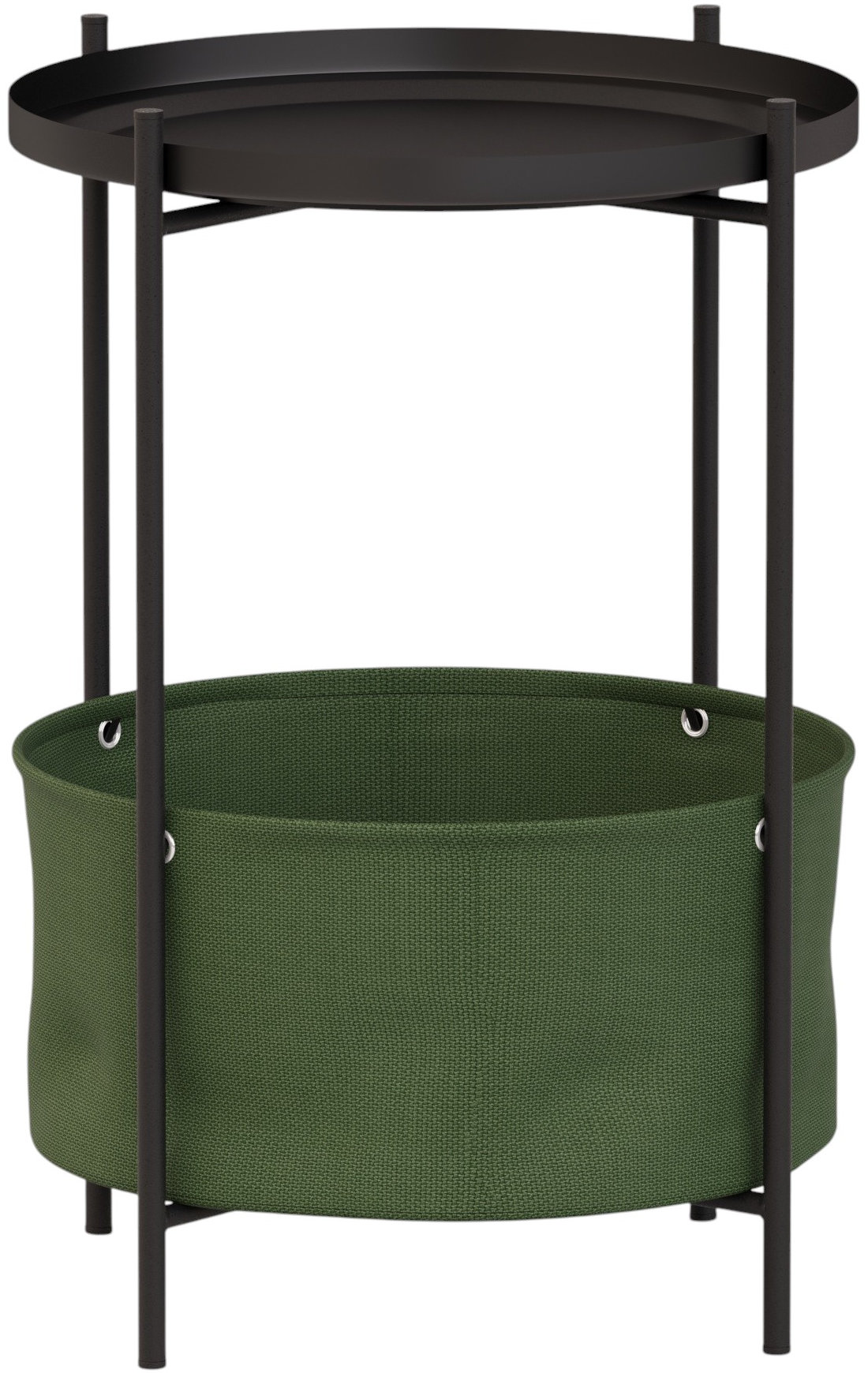 Стол журнальный LAVARIS Элдэй Cuba Хаки/черный муар - фото 6